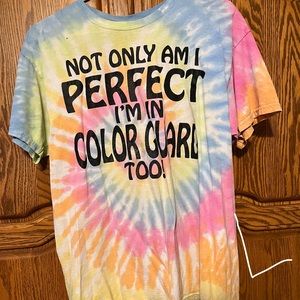 Colorguard tie dye tee